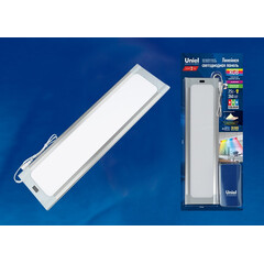 ULI-F42-7,5W/RGB/RC/DIM SENSOR IP20 SILVER  Панель линейная светодиодная ультратонкая, с бесконтактным выключателем, диммер, пульт ду. 460х120х11мм. 260Lm. Серебристый. ТМ Uniel, фото 