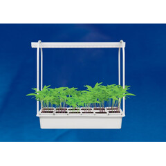 UFP-G34S WHITE 12 Подставка металлическая для светильника ULI-P 570мм. 12 кашпо в/к, белые. TM Uniel, фото 