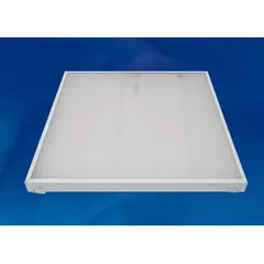 ULP-6060 60W/4000К IP40 GRILYATO WHITE Светильник светодиодный потолочный встраиваемый. Белый свет (4000K). 6900Лм. 588x588x40мм. Корпус белый. В комплекте с и/п. ТМ Uniel., фото 