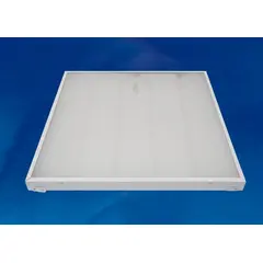 ULP-6060 60W/5000К IP40 GRILYATO WHITE Светильник светодиодный потолочный встраиваемый. Белый свет (5000K). 6900Лм. 588x588x40мм. Корпус белый. В комплекте с и/п. ТМ Uniel., фото 