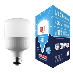 LED-M80-40W/4000K/E27/FR/NR Лампа светодиодная, матовая. Серия Norma. Белый свет (4000K). Картон. ТМ Volpe., фото 