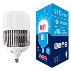 LED-M80-80W/4000K/E27/FR/NR Лампа светодиодная, матовая. Серия Norma. Белый свет (4000K). Картон. ТМ Volpe., фото 