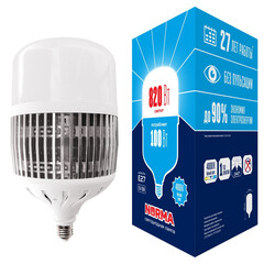 LED-M80-100W/4000K/E27/FR/NR Лампа светодиодная, матовая. Серия Norma. Белый свет (4000K). Картон. ТМ Volpe., фото 