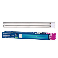 ESL-PLL-36/UVCB/2G11/CL Лампа ультрафиолетовая бактерицидная. Спектр UVC 253,7нм. Картон. ТМ Uniel, фото 