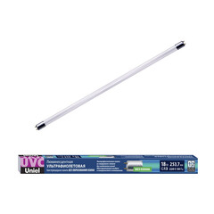 EFL-T8-18/UVCB/G13/CL Лампа ультрафиолетовая бактерицидная. Спектр UVC 253,7нм. Картон. ТМ Uniel, фото 