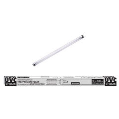 EFL-T8-15/UVCB/G13/CU/V Лампа ультрафиолетовая бактерицидная. Спектр UVC 253,7нм. Картон. ТМ Volpe, фото 