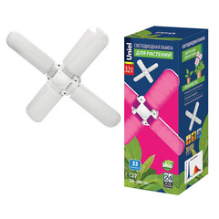 LED-P65-32W/SPSB/E27/FR/P4 PLP32WH Лампа светодиодная для растений. Форма "P" лепестковая, матовая. Спектр для рассады и цветения. Картон. ТМ Uniel, фото 