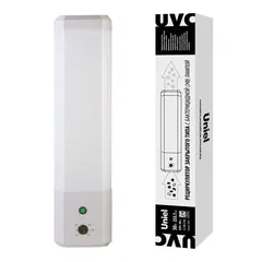 UDG-M62T UVCB/TM WHITE Рециркулятор закрытого типа с двумя бактерицидными лампами Т8. С таймером. Настенный. Без озонирования, 253,7 нм. Корпус белый. ТМ Uniel, фото 