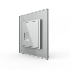 VL-C791T-15 Розетка Livolo телефон Серая, фото 