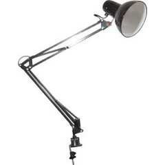 Светильник настольный, ESB 9W 230V Е27 белый, c лампой, DE1410, фото 