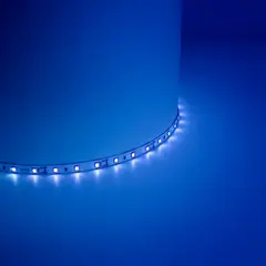 Светодиодная влагозащищенная лента Feron 4,8W/m 60LED/m 2835SMD синий 5M LS604 27677, фото 