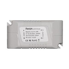 Драйвер для светодиодного светильника Feron 48-62V 15-18W IP20 0,28A LB0155 21635, фото 