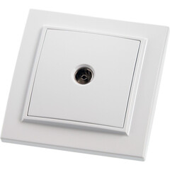 Розетка телевизионная  Feron Stekker Эрна белый PST00900801 39048, фото 