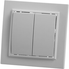 Выключатель двухклавишный Feron Stekker Эрна PSW10900401 39044, фото 