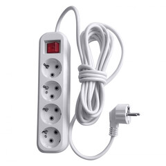 Удлинитель Feron Stekker Home 4гн х 2м с/з HM03-41-02 39523, фото 