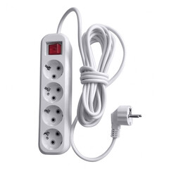 Удлинитель Feron Stekker Home 4гн х 5м с/з HM03-41-05 39525, фото 