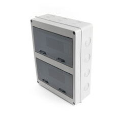 Бокс настенный STEKKER EBX50-1/24-65 24 модуля, пластик, IP65, фото 