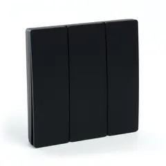 Выключатель беспроводной FERON TM83, 230V, 500W, трехклавишный, черный, фото 