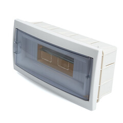 Бокс встраиваемый STEKKER EBX50-2/12-20 12 модулей, пластик, серия Standart, фото 