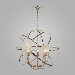 Подвесная люстра 60139/8 золото, фото 