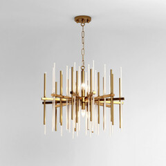 Подвесная люстра Умный дом Bogate's Allure 356/6 латунь, фото 