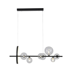 09408-7,19 Люстра Иона черный G9 35W+Led 17W, фото 