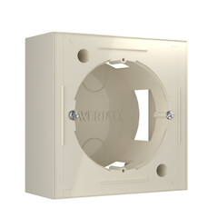 Коробка для накладного монтажа (слоновая кость) W8000003, фото 