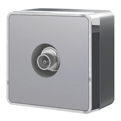 ТВ-розетка оконечная Werkel Gallant серебряный W5083006 4690389167201, фото 