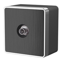 ТВ-розетка оконечная Werkel Gallant графит рифленый W5083004 4690389164736, фото 