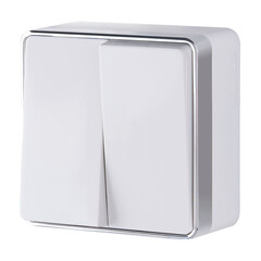 Выключатель двухклавишный Werkel Gallant белый W5020001 4690389164118, фото 