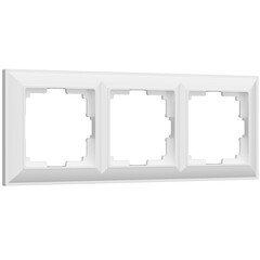 Рамка на 3 поста Werkel Fiore белый W0032201 4690389160387, фото 
