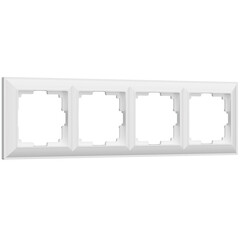 Рамка на 4 поста Werkel Fiore белый W0042201 4690389160424, фото 
