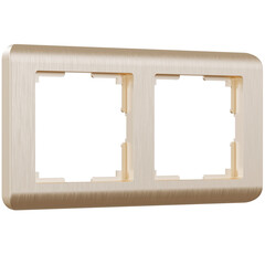 Рамка Werkel Stream на 2 поста шампань W0022111 4690389162244, фото 