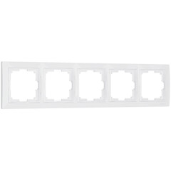 Рамка на 5 постов Werkel Snabb basic белый W0052001 4690389161452, фото 