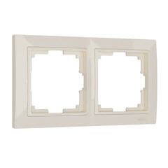 Рамка на 2 поста Werkel Snabb basic слоновая кость W0022003 4690389161360, фото 