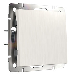 Выключатель Werkel одноклавишный проходной перламутровый рифленый W1112013 4690389160820, фото 