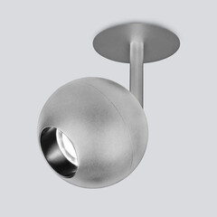 Встраиваемый светодиодный светильник серебро 9926 LED, фото 