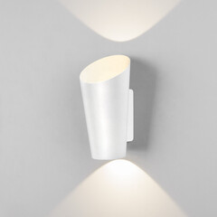 Уличный настенный светодиодный светильник Tronc IP54 1539 TECHNO LED белый, фото 