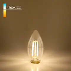 Лампа светодиодная филаментная Elektrostandard E14 4200K BLE1426, фото 