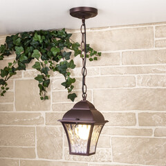 Apus H шоколад уличный подвесной светильник IP33 GL 1009H, фото 