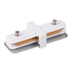 Коннектор прямой для однофазного шинопровода белый TRC-1-1-I-WH, фото 