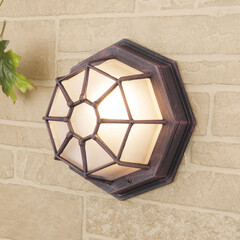 Telarana S капучино уличный настенный светильник GL 1023D, фото 