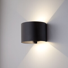 Blade черный уличный настенный светодиодный светильник 1518 TECHNO LED, фото 