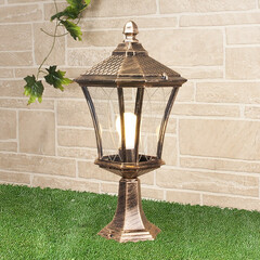 Virgo S черное золото ландшафтный светильник IP44 GLXT-1450S, фото 