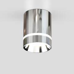 Накладной акцентный светодиодный светильник DLR021 9W 4200K хром, фото 