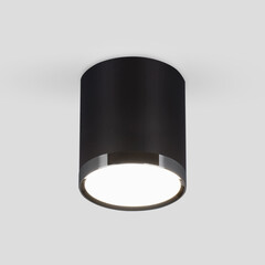 Накладной акцентный светодиодный светильник DLR024 6W 4200K черный матовый, фото 