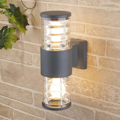 Уличный настенный светильник Elektrostandard Strada 1407 Techno cерый, фото 