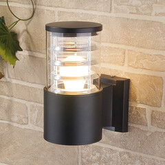 Уличный настенный светильник 1408 TECHNO черный, фото 