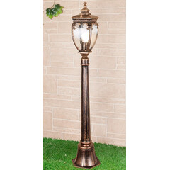 Andromeda F черное золото уличный светильник на столбе IP44 GLYF-8024F, фото 