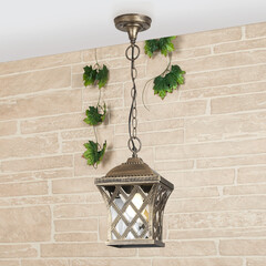 Cassiopeya H черное золото уличный подвесной светильник IP44 Cassiopeya H, фото 